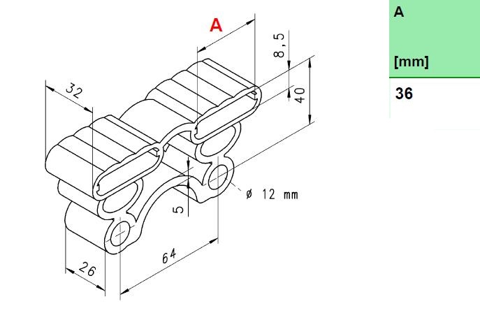 Wiedergutschlafen Lattenrostkappen – 4 Kappen+8 Bolzen | Ersatz & Nachrüstung | Art. 0116 Detail