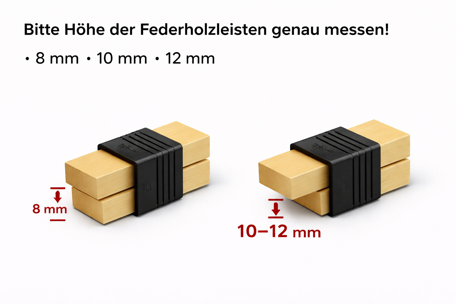 wiedergutschlafen Härteverstellungs-Schieber – 10er Set | Ersatz & Nachrüstung | Art. 0006 3
